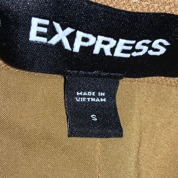 Express Peak Label Double Breasted Cropped Jacket Sz S goldtone buttons - Picture 5 of 6
